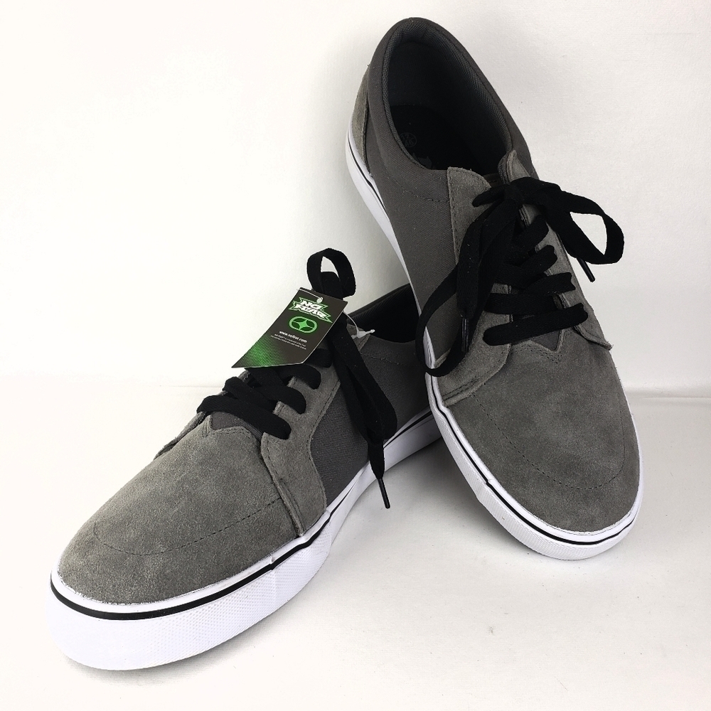 NO Fear Men's Shoes Size 13 charcoal Spine Skate Shoes Brand New